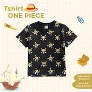 One Piece Luffy Black Kids T-Shirt | Anime Character Kids Tops 4-12 Years