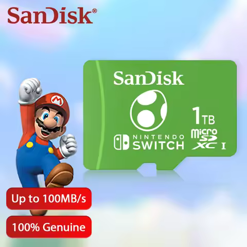 SanDisk Micro sd memory card 64GB microSDXC For Nintendo Switch game Storage128GB 256GB Up to100Mb/s