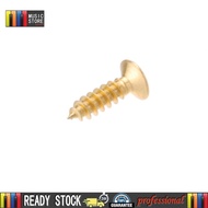 Pack of 50pcs Gold Guitar Pickguard Mounting Screws 3*12mm For ST/TL LP/SG Electric Guitar Bass