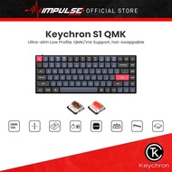 Keychron S1 Ultra Slim QMK/VIA Custom Wired Mechanical Keyboard 75% Hot-Swappable Wired Keyboard - (