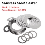 M3-M10 Shim 304 Stainless Steel Ultra Thin Flat Washer thin gasket High precision Adjusting gasket 0
