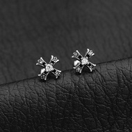 Diamond Cross Men's Fashion Earrings