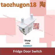 Sharp 4 Pin Fridge Refrigerator Freezer Fan Light Door Switch Peti Sejuk Suis SJD48GGY