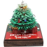 3D Three-Dimensional Note Art Calendar 2025 Exquisite 3D Paper Carving Christmas Tree Calendar Creat