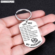 Key Chain Gift for Men Husband from Wife Wedding Anniversary Birthday Fathers Day Gift for Him Hubby