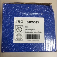 T&G Waterproof 13A Switch Socket