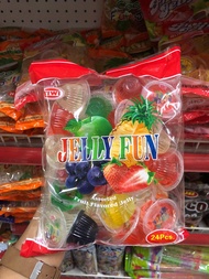 CN House of Treats 3 packs x 24’s Tiwi Jelly Fun Assorted Fruit Flavors Jelly All Time Favorite Kutk