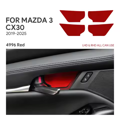 Premium Suede For Mazda 3 CX30 CX-30 2019 2020 2021 2022 2023 2024 2025 Mazda3 Axela 4PCS Car Inner 