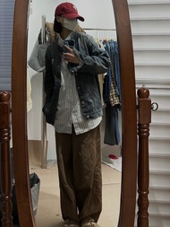 Carhartt Carhartt Carhart Classic Washed Blue Denim Jacket Jacket Japanese Tooling Trendy Brand Ins 