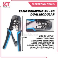 Rj45 CRIMPING Pliers || Crimping Tools Rj45 Dual Modular 20CM