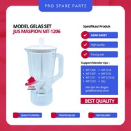 Model Gelas SET Blender MASPION - Sparepart Blender Maspion 1206/1207/1211