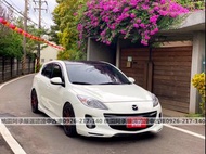 【FB搜尋桃園阿承】馬自達 超人氣MAZDA3跑7萬 2013年 2.0CC 白色 二手車 中古車