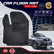 Original Proton X70 x-70 2018 Car Floor Mat Red Black Carpet Front Rear Back Rubber Driver Passanger Seat Karpet