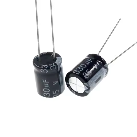 20pcs 330uF 35V 330MFD 35Volt 10*13mm Aluminum Electrolytic Capacitor Radial 330mf35v 330uf35v 35v33