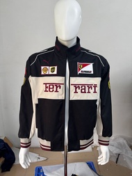 Authentic Ferrari F1 Racing Suit Marlboro New Embroidered Cotton-padded Jacket Casual Jacket Retro T