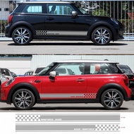 for Mini F55f56r56 Bumper Stickers Mini Cooper Coopers Car Body Sticker Latte Art Special Decorative