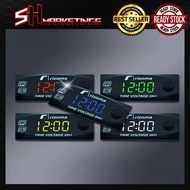 2in1 Car VOLT TIMER METER Kereta Meter masa&volt