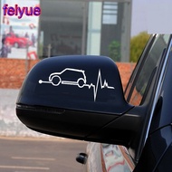 2pcs Car Rearview Mirror Stickers For bmw MINI Cooper One countryman R55 R56 R57 R58 R59 R60 F57 F56