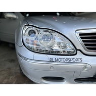 Mercedes Benz w220 s class front headlamp headlight head lamp light led 1998 1999 2000 2001 2002 200