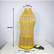 bubu alat perangkap ikan/udang wuwu bubu bambu tradisional/alat perangkap ikan