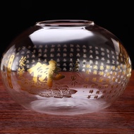 AT/9️⃣Auspicious Fate Liquid Oil Lamp and Buddha Lamp Buddha Lamp Household Butter Lamp Lotus Glass Pilot Lamp Decoratio