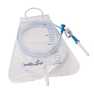 HealthAndYoga™ MovNFlo Super Economical Enema Bag Kit (2 Quart) - BPA and Latex Free - Foldable and 