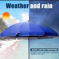 Large Outdoor Sun Umbrella Sunshade Gazebo Double Wide Rain 70