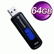 &amp;lt;SUNLINK&amp;gt; 創見 64G JF500 USB2.0 隨身碟 64G 64GB JF500 黑海軍藍 流線機身彩色推柄 公司貨 終身保固