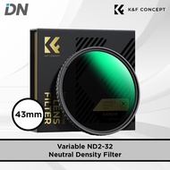 KNF Concept 43mm Lens Filter Nano-X Variable Fader NDX ND2-32