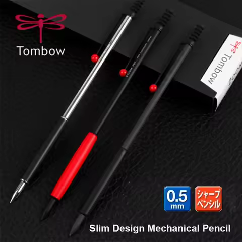Tombow ZOOM707 Mechanical Pencil 0.5mm Slender Shape Luxury Activity Automatic Pen for Drawing Writi