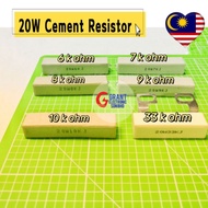 20w Cement Resistor 6k 7k 8k 9k 10k 33k