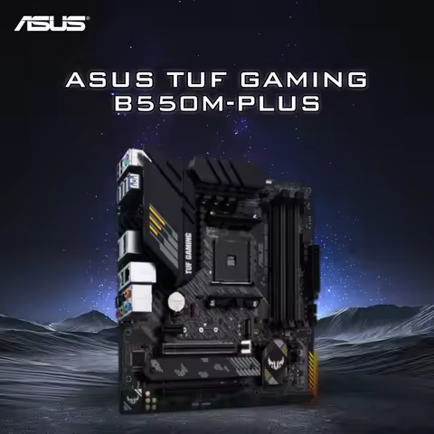 ASUS TUF GAMING B550M-PLUS Compatible with 5000/5000G/4000G/3000/3000G series Support PCIe 4.0 Adopt