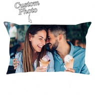 1pc Customized Couple Photo DIY Pillow Case, Personalized Husband And Wife Photo Customization, Vale