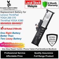 LENOVO Laptop Battery 00HW026 00HW027 2700mAh for Lenovo ThinkPad  YOGA 370 260 ThinkPad YOGA X380