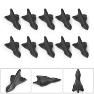 Carbon Fiber Sticker Car SUV Roof Spoiler Bumper Shark Fin Decor Accessories