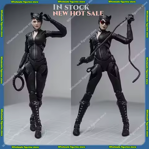 In Stock LPZZ Studio 1/12 U-P-Finegures Arkham Knight Catwoman Batman Action Figures Collectible Mod