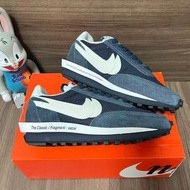 Fragment Design x Sacai x Nike LDWaffle 'Blackened Blue' 三方聯名華夫鞋 藏藍色 35-46碼