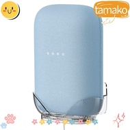 TAMAKO Speaker Wall Mount, Space-Saving Acrylic Cord Management, No Drilling Holes Speaker Holder for Google Nest Audio