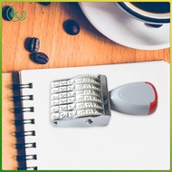 [Wishshopeelxl] Rubber 6 digits Roller Stamp Number Seal Digit Stamp Digital Rolling Stamp 5mm