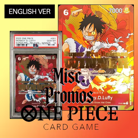Diy One Piece Card English Tcg Promotion Misc. Promos Series One Piece Promos #001 Monkey D. Luffy S