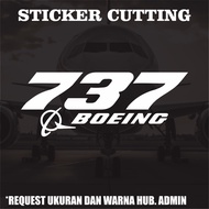Cutting Sticker 737 Boeing Cutting Sticker/