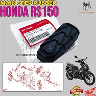 FOOTREST RUBBER FRONT FOOTREST GETAH REAR FOOTREST HONDA RS150 RS 150 RSX 150 RS-X 150 ORIGINAL HOND