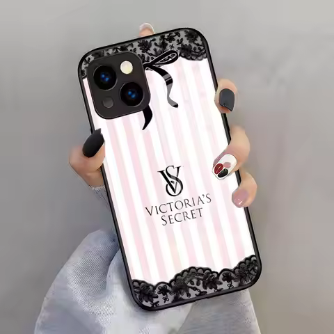 V-Victorias Pink Secret Phone Case For IPhone 17 Pro Max 15 Pro 16 14 Plus 12 13 Mini 11 Pro Shockpr