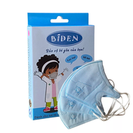 Combo 4 khẩu trang y tế em bé hình cá heo Biden chính hãng Cửu Long Face Mask ( Hộp 10 cái )