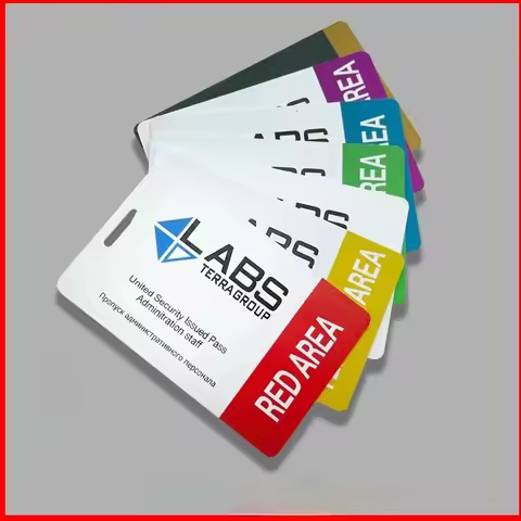7 Cards Game Escape from Tarkov Key Card TerraGroup Labs Access card red blue yellow violet area 21w