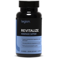 LEGION Revitalize Menopause Support Supplement - Hormone-Free Formula with Plant-Based Botanical Ext