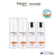 (ส่งฟรี) AquaPlus Purifying Cleansing Water 150ml. (2 ขวด) & Soothing-Purifying Toner 150ml. (2 ขวด)