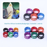 10 pcs love bird foot ring 3mm/4mm/5mm/6mm/7mm/8mm Budgerigar foot ring Birds foot ring identificati