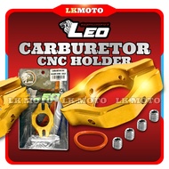 LEO RACING CARBURETOR CNC HOLDER GOLD 28MM-30MM CARBURETOR NSR PWK 28/30MM