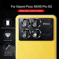 Poco X6 5G / X6 Pro 5G Metal Ring Camera Glass Lens Protector